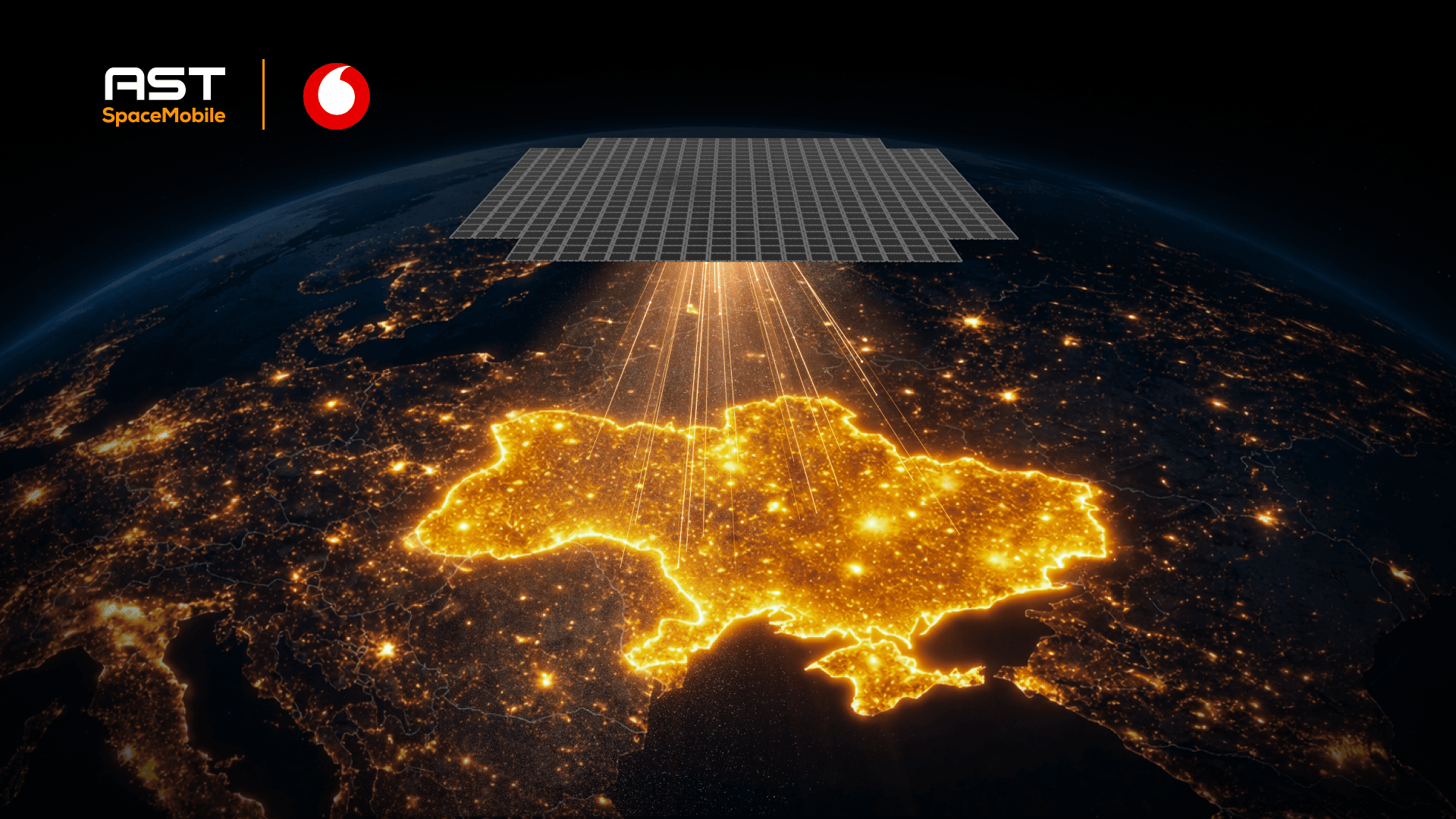 Vodafone Україна і AST SpaceMobile готуються до запуску супутникового зв’язку